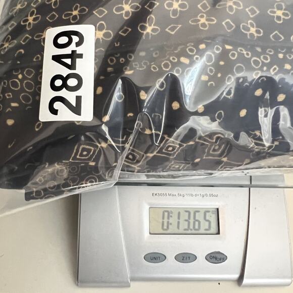 VTG Indie Dress Womens 8 Brown Geometric Cottagecore Boho Retro 70s Style - Picture 10 of 10